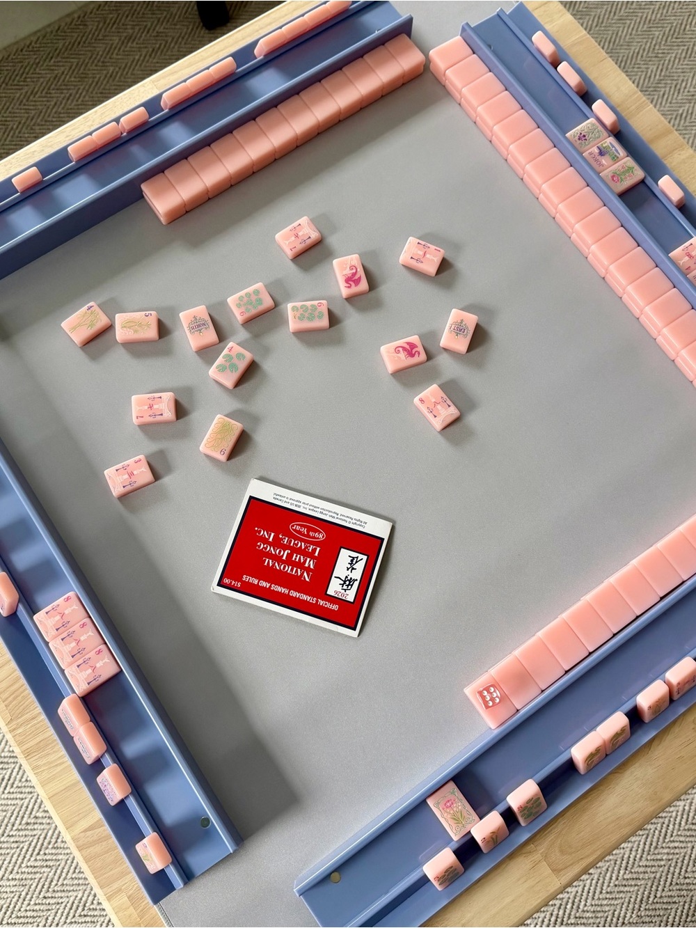Mahjong Racks (New, deep periwinkle)